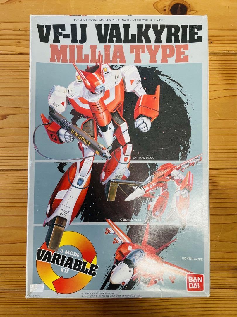 Amazon.co.jp: 172 可変バルキリー VF-1J ミリア機 旧キット : おもちゃ